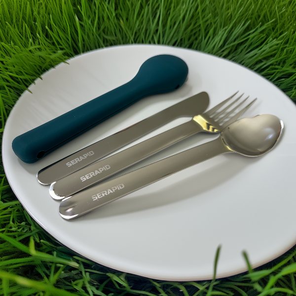 Serapid Reusable Cutlery Set for Outdoors