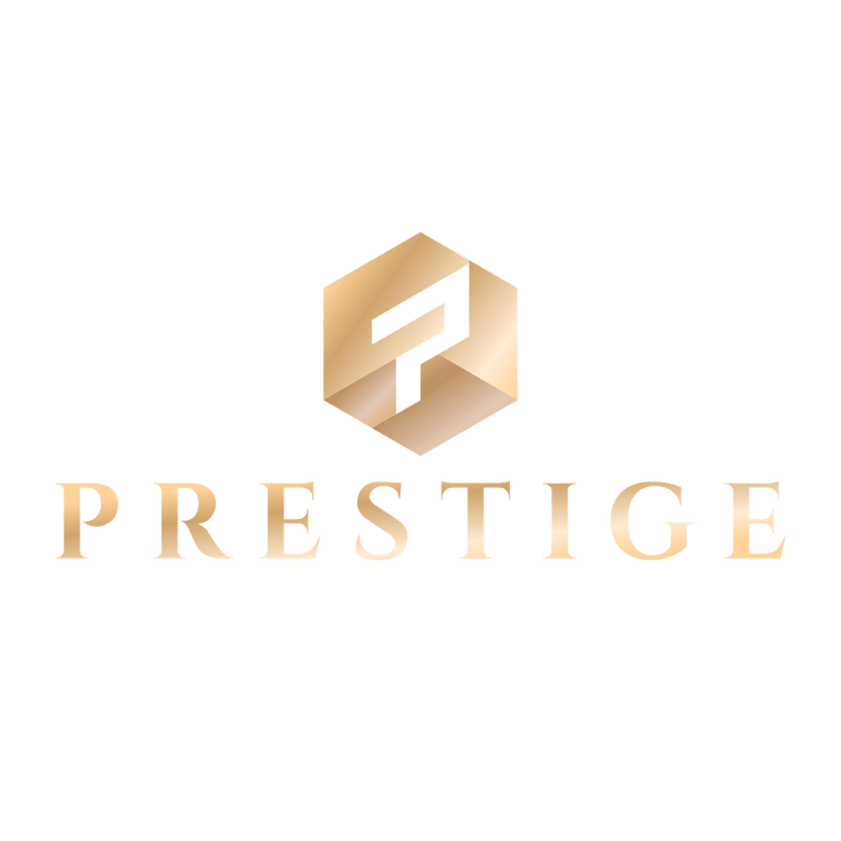 prestige productions hong kong - logo on white background
